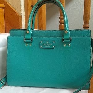 Kate Spade Emerald Green Satchel/Crossbody